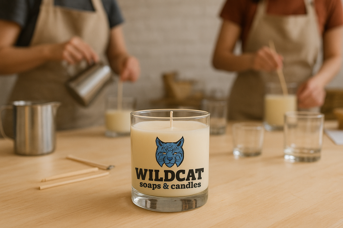 Tarjetas de regalo de velas y jabones Wildcat
