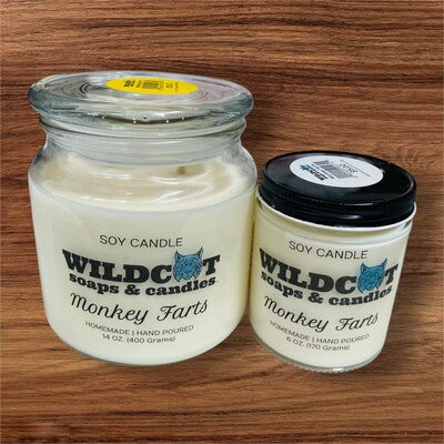 Velas perfumadas de pedos de mono