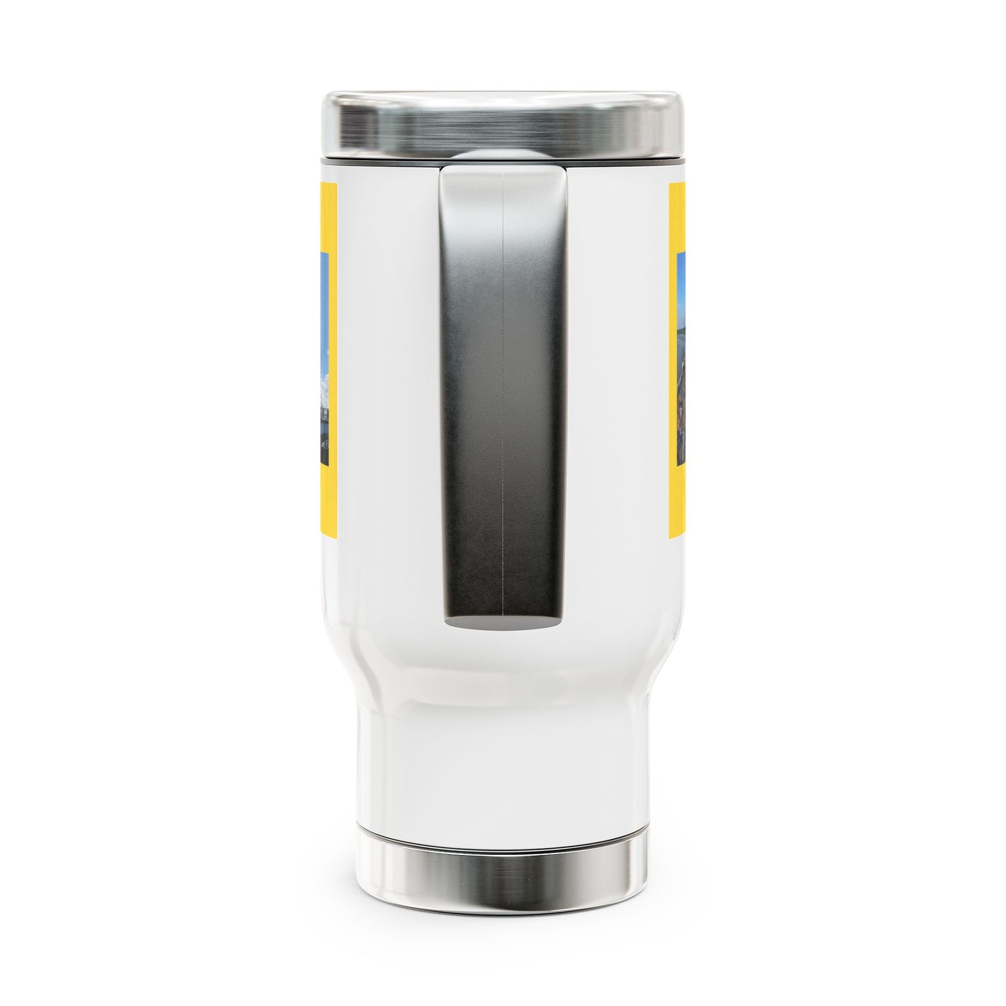 Wildcat Travel Group Stainless Steel Travel Mug with Handle, 14oz