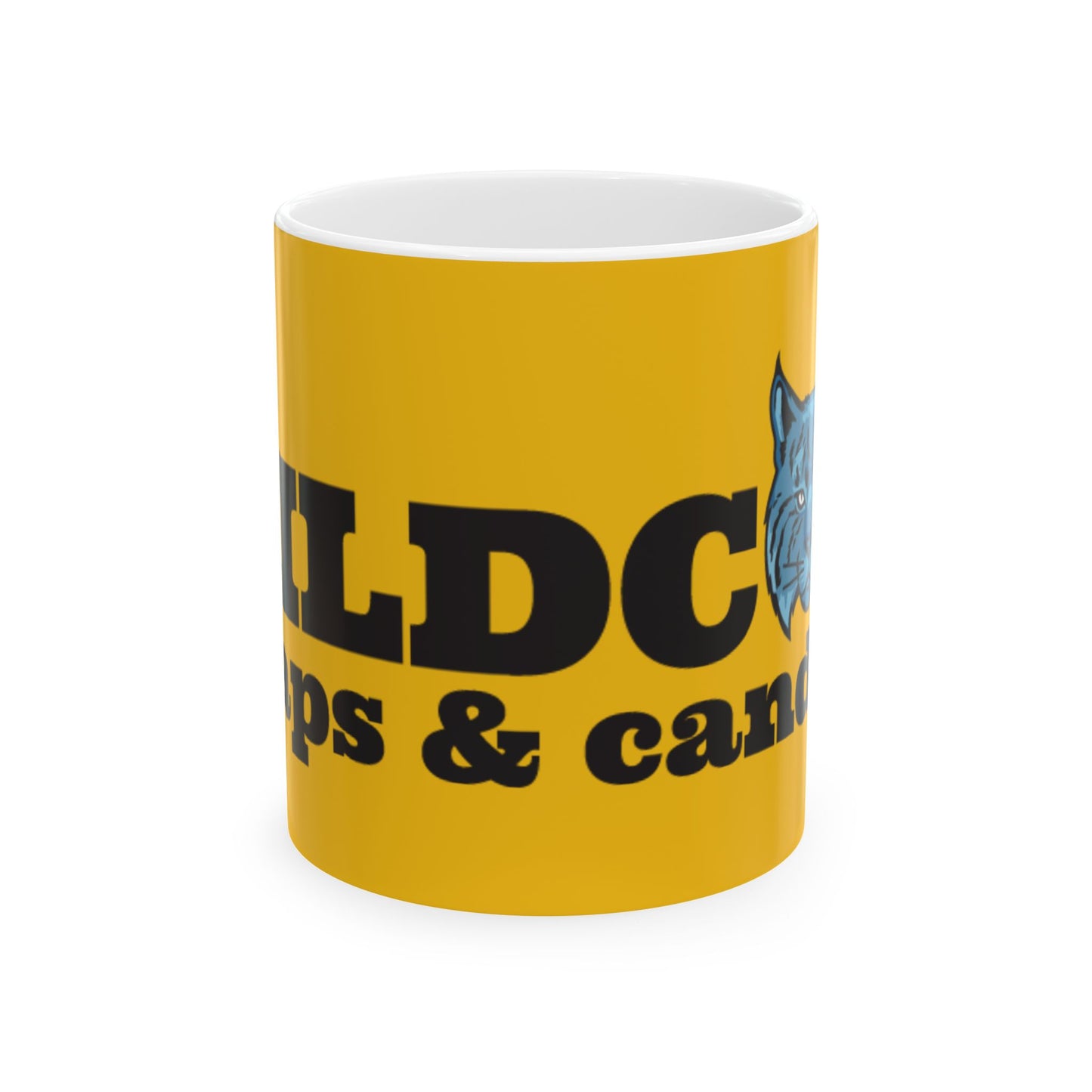 Bold Ceramic Mug - "Wild & Candid" Design for Coffee Lovers