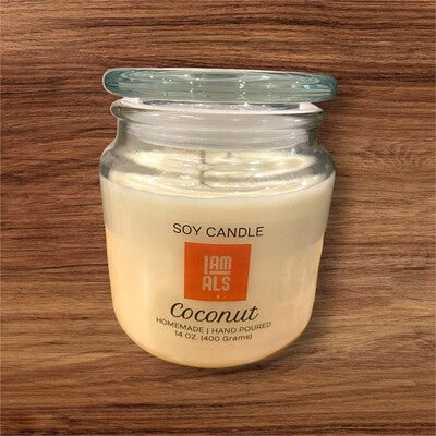 I AM ALS - Coconut Scented Candles