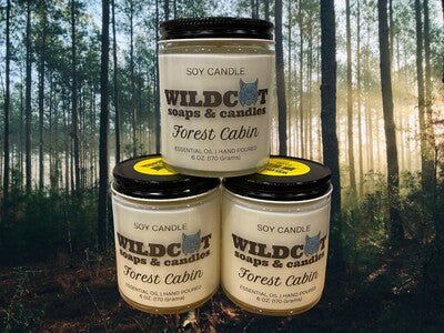 Forest Cabin Scented Candles