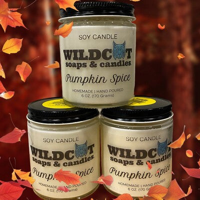 Pumpkin Spice Scented Candles