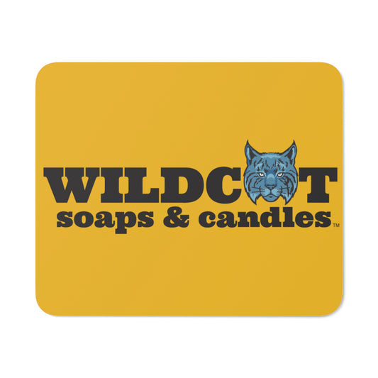 Wildcat Soaps & Candles Desk Mouse Pad - Vibrant Yellow Office Accessory