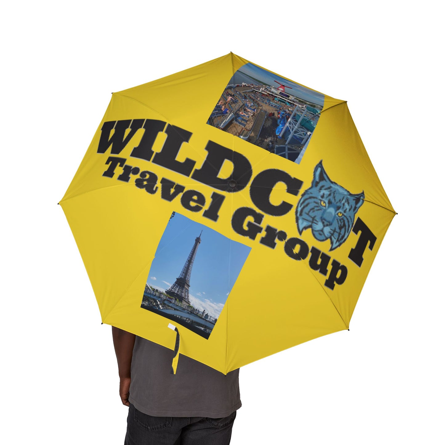 Wildcat Travel Group Semi-Automatic Foldable Umbrella
