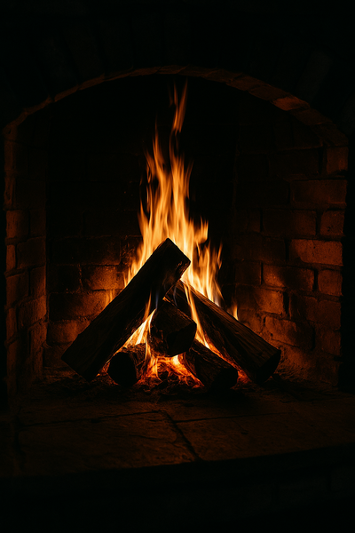 Velas perfumadas para chimenea crepitantes