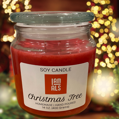 I AM ALS - Christmas Tree Scented Candles